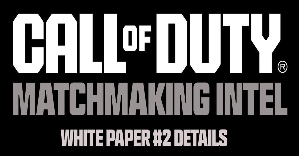 Call of Duty secondo approfondimento sul matchmaking