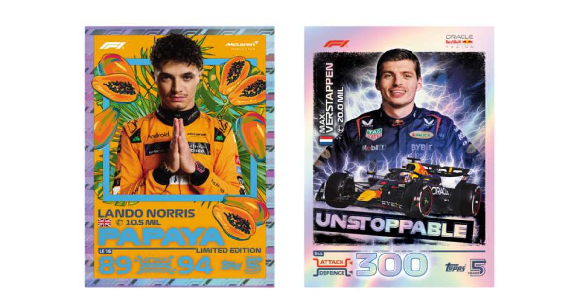 Carte collezionabili di Topps dedicate alla Formula 1