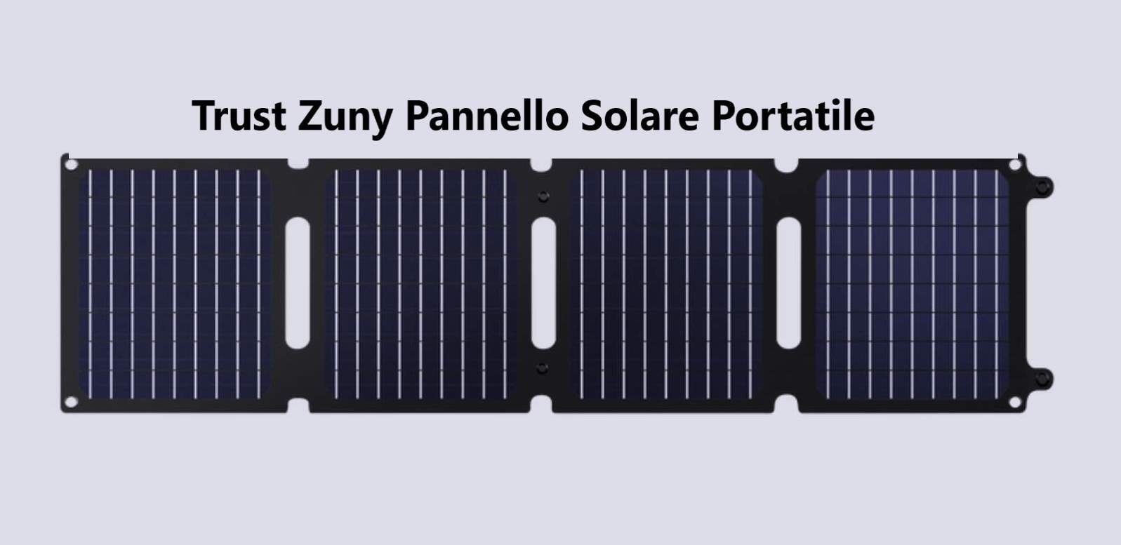 Trust Zuny 40W pannello solare portatile Recensione