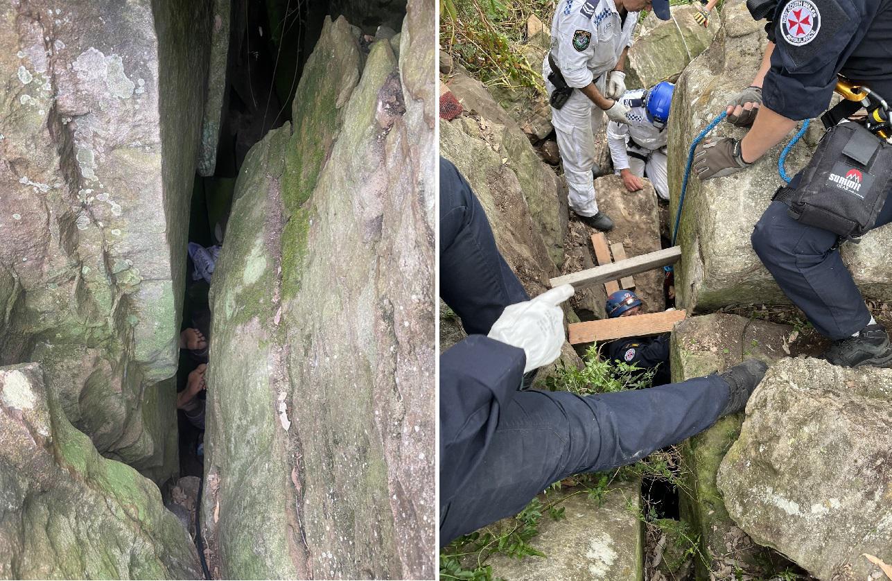 Bloccata tra le rocce per 7 ore mentre tenta di recuperare il telefono, salvata dai soccorritori