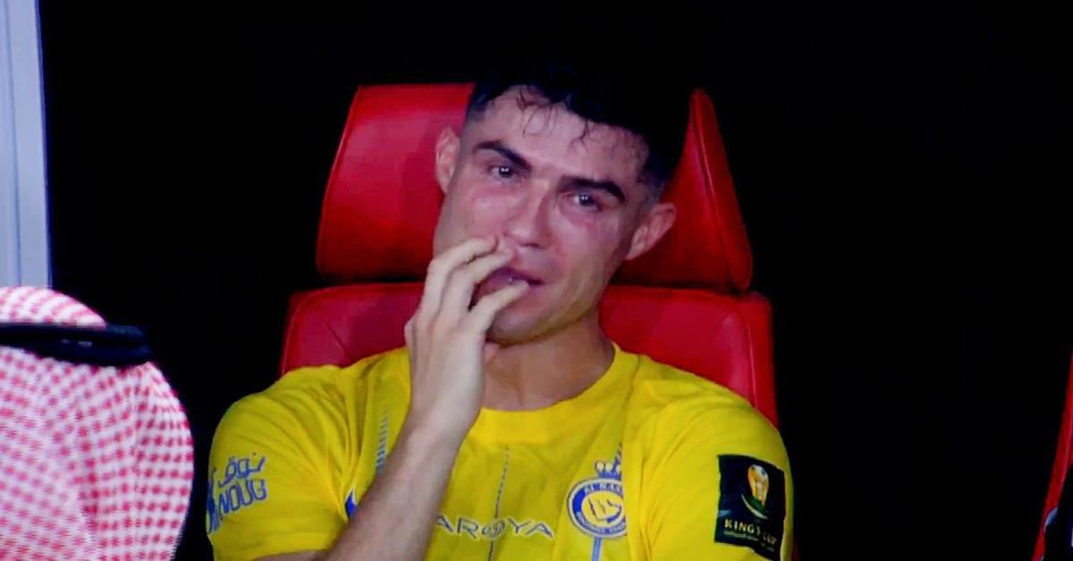 Cristiano Ronaldo in lacrime dopo la vittoria nella Finale dell