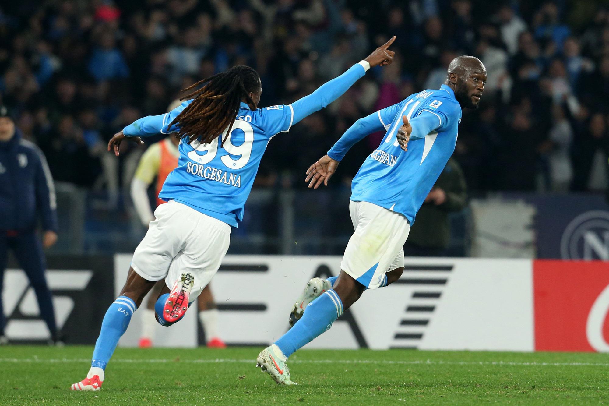 Napoli-Juventus 2-1: Anguissa e Lukaku trascinano gli azzurri alla rimonta al Maradona