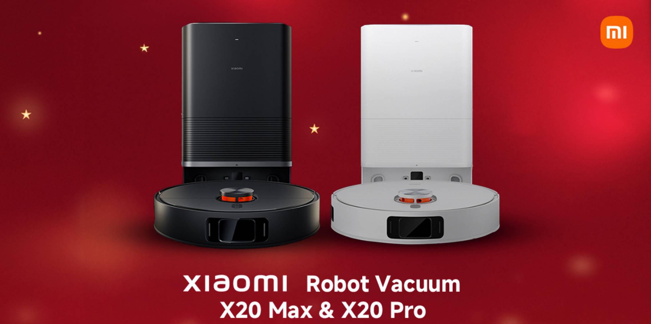 Xiaomi Robot Vacuum X20 Pro e X20 Max disponibili