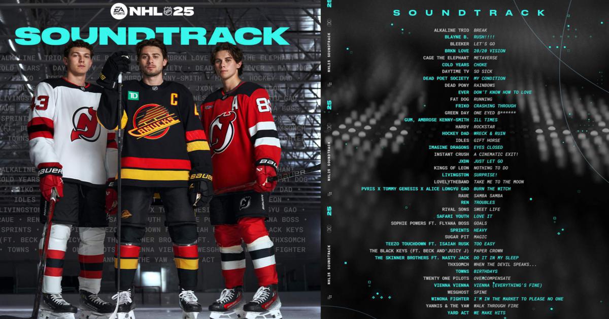 EA SPORTS scuote la pista con l’incisiva soundtrack di NHL 25