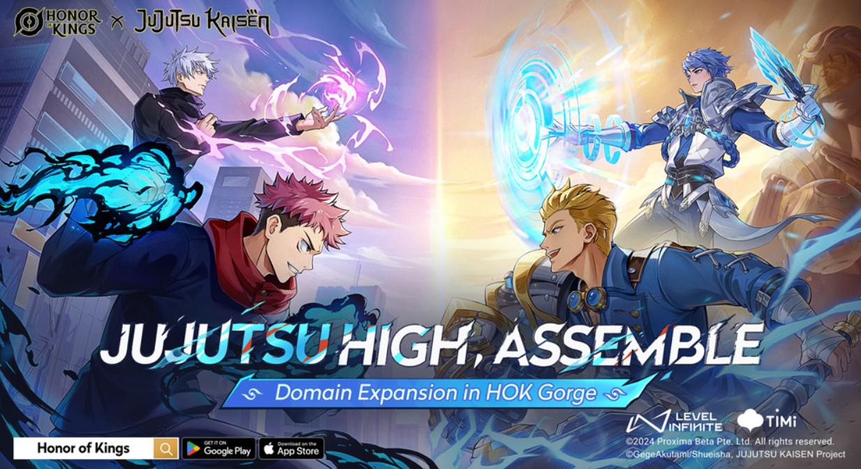 Jujutsu High Assemble - dettagli sulla collaborazione tra Honor of Kings e Jujutsu Kaisen 