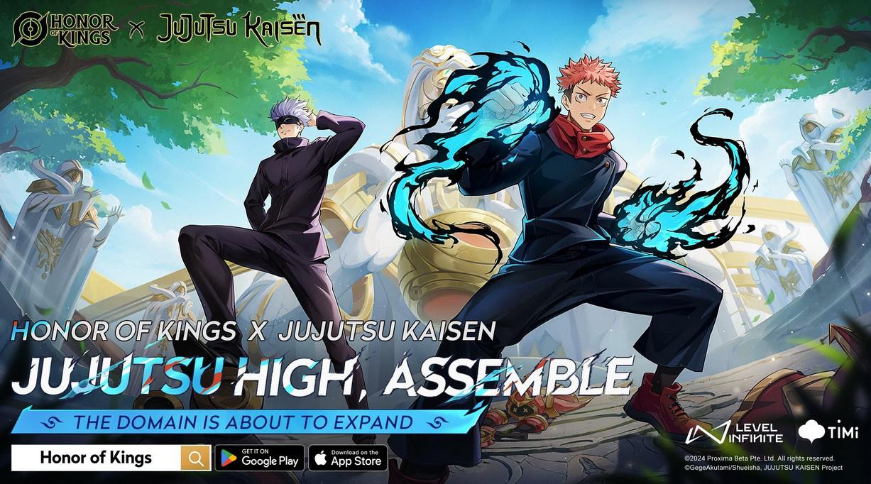 Honor of Kings e Jujutsu Kaisen insieme per un evento