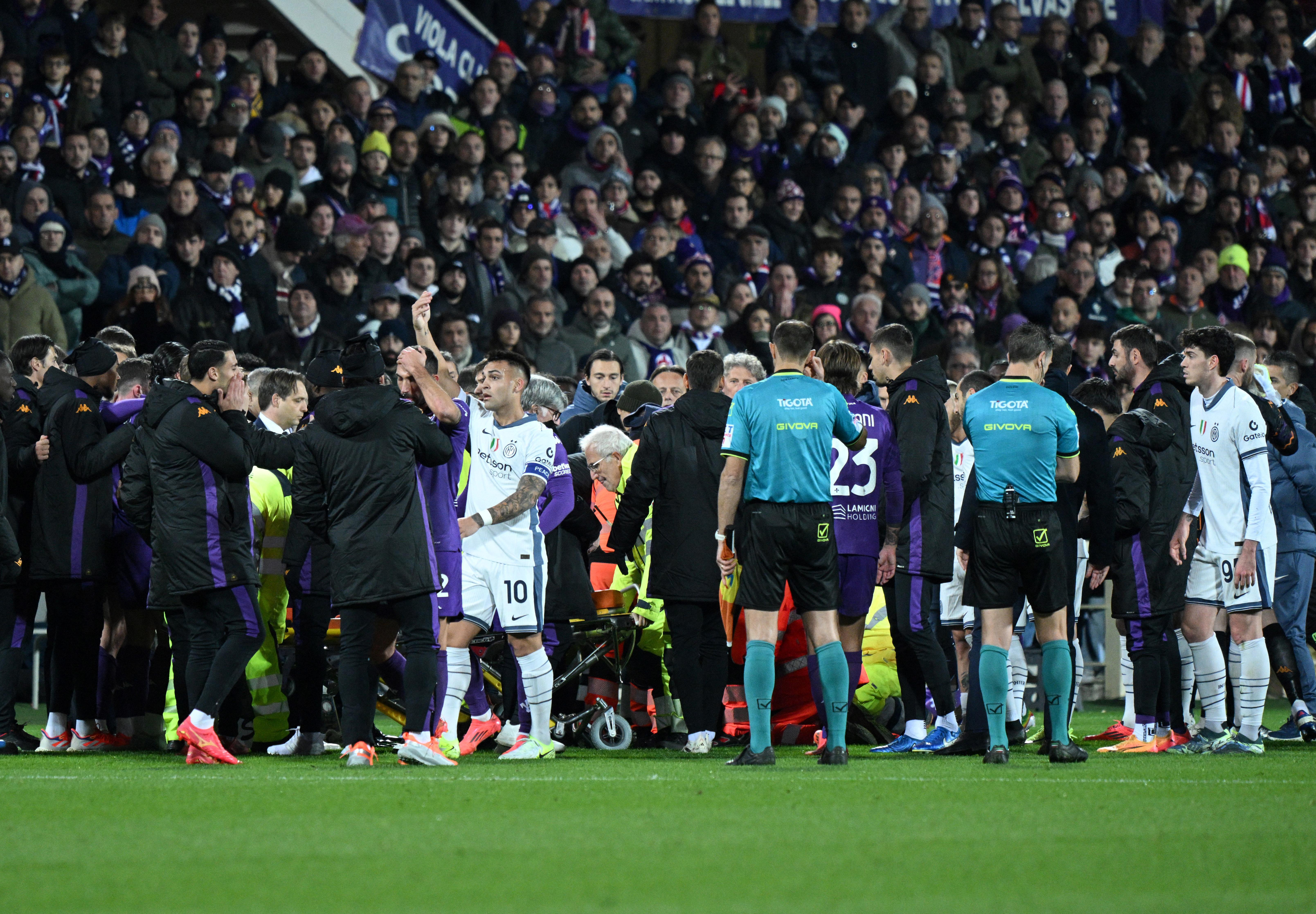 Malore per Edoardo Bove in Fiorentina-Inter: partita sospesa e calciatore ricoverato in terapia intensiva