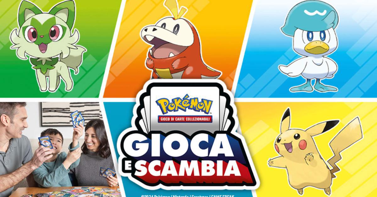 Arriva il tour estivo di Pokémon Gioca e Scambia