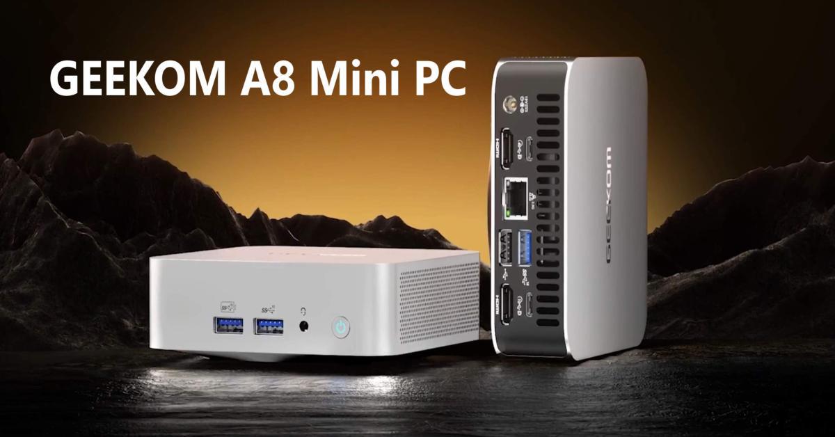 GEEKOM A8 Mini PC Recensione