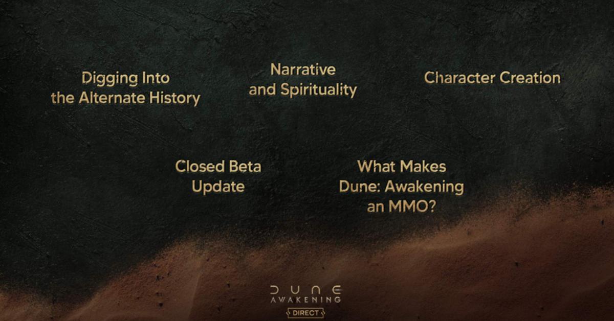 Dune: Awakening, nuovi dettagli sulla struttura MMO