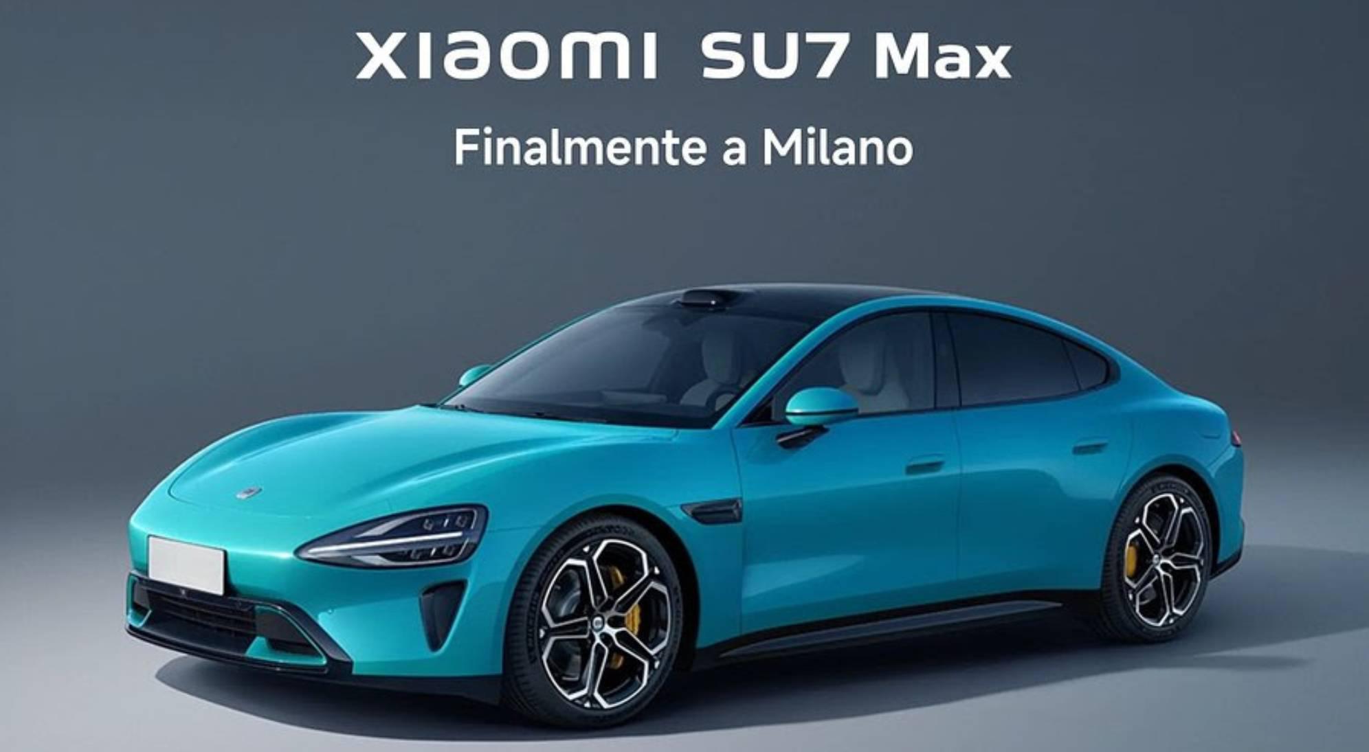 Xiaomi SU7 Max a Milano