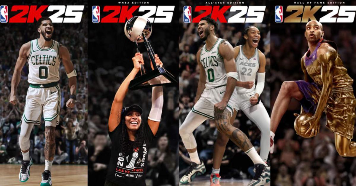 NBA 2K25 svela gli atleti di copertina