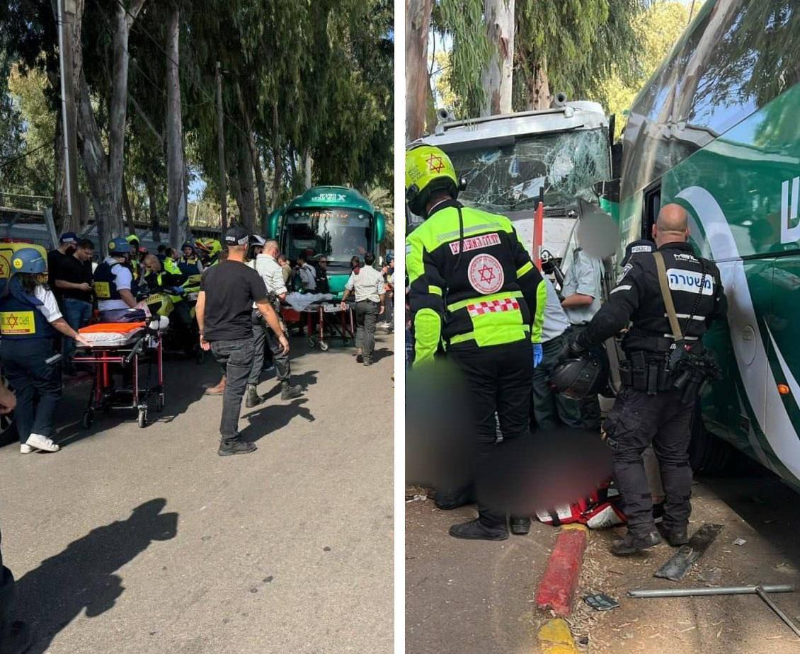  Attentato a Tel Aviv: camion travolge fermata bus, decine di feriti