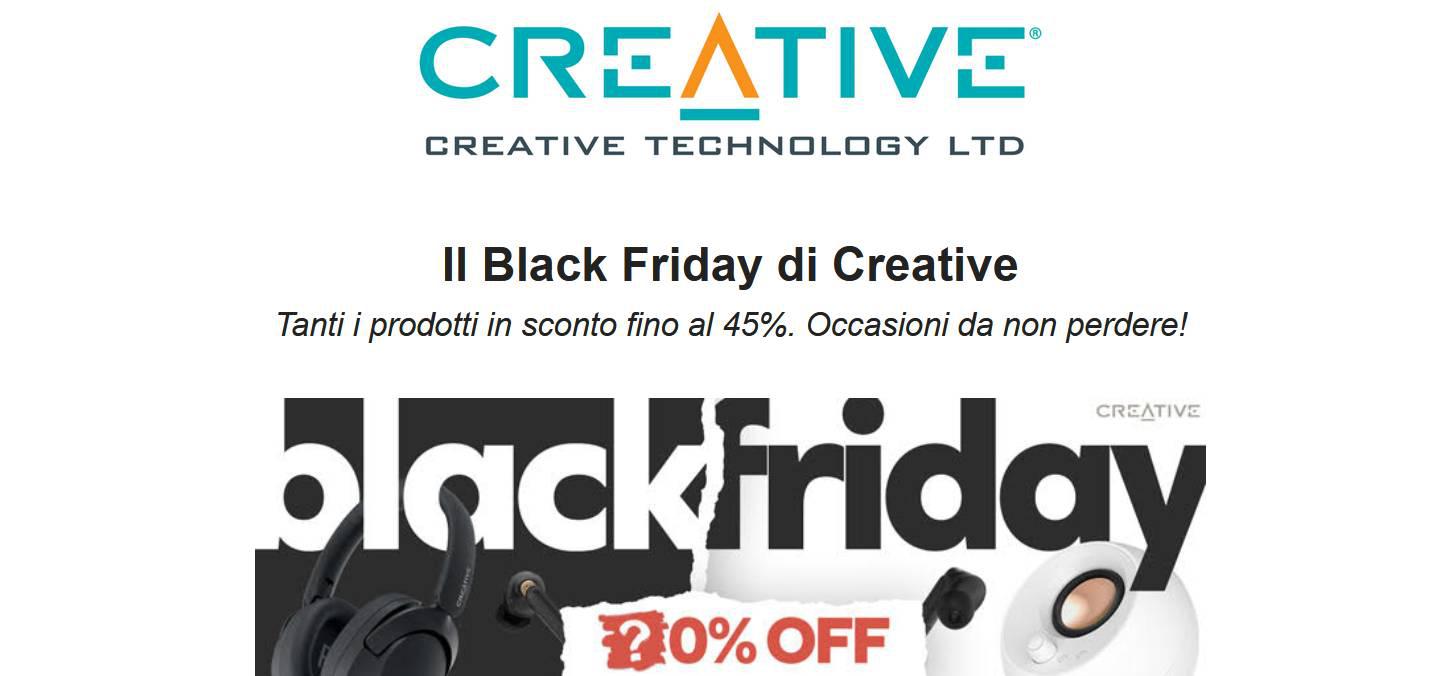 Il Black Friday di Creative