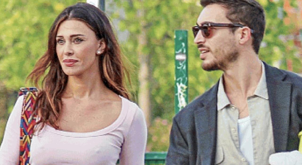 Belen Rodriguez e Antonino Spinalbese: la riconciliazione al parco