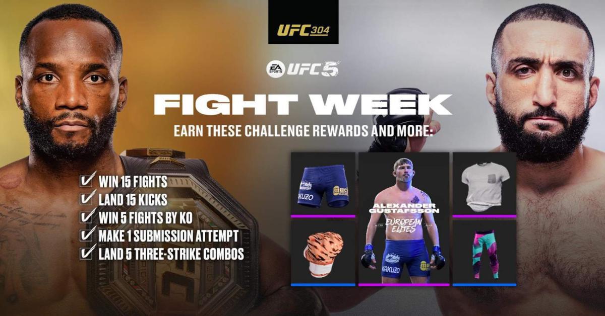 EA SPORTS UFC 5 dà il via alla Fight Week