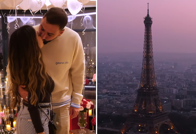 Donnarumma e Alessia Elefante: La proposta di matrimonio a Parigi