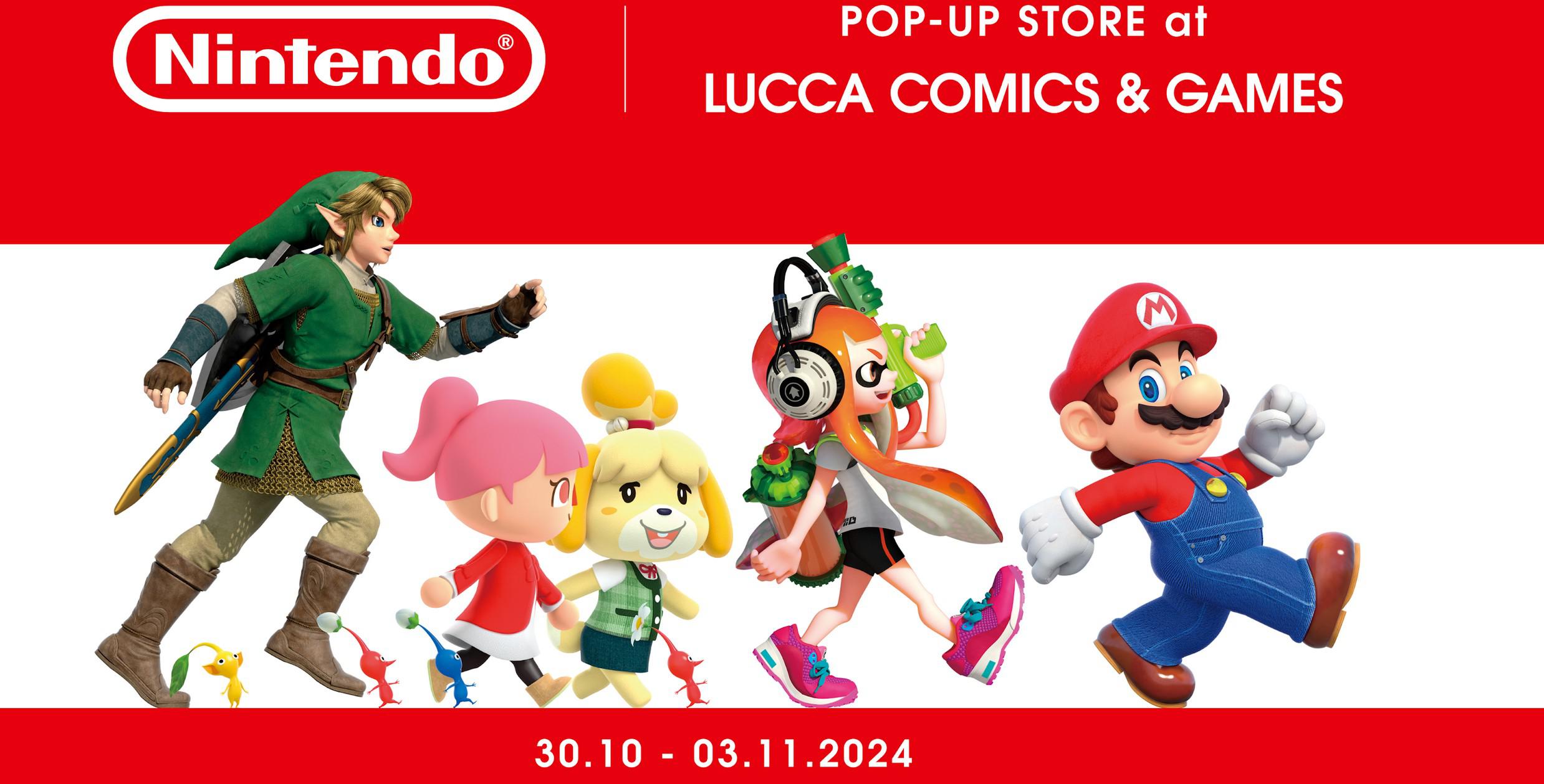 Nintendo sarà a Lucca Comics & Games 2024