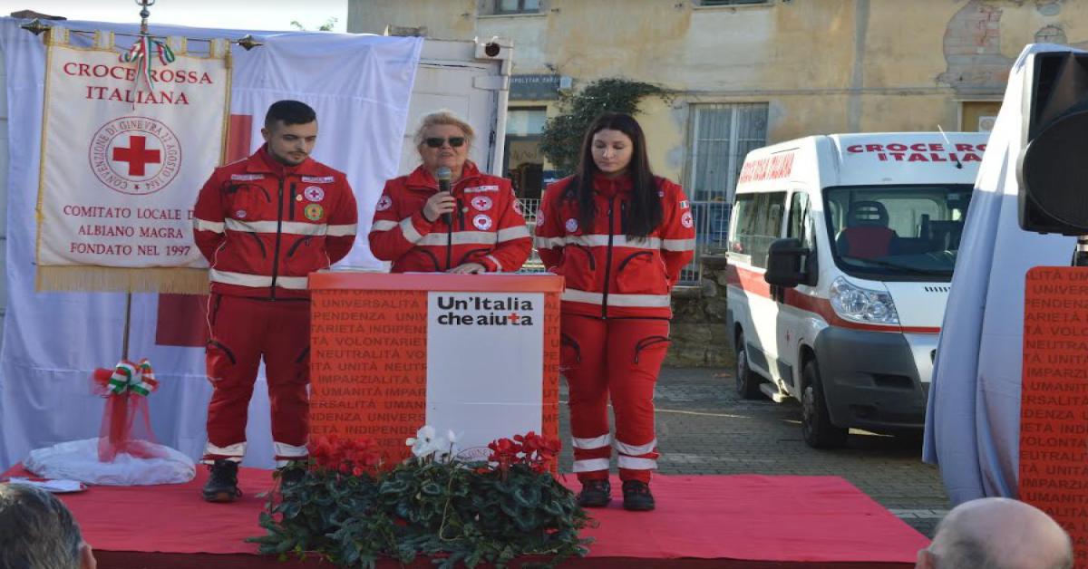 Cambio della guardia al Comitato della  Croce Rossa di Albiano Magra