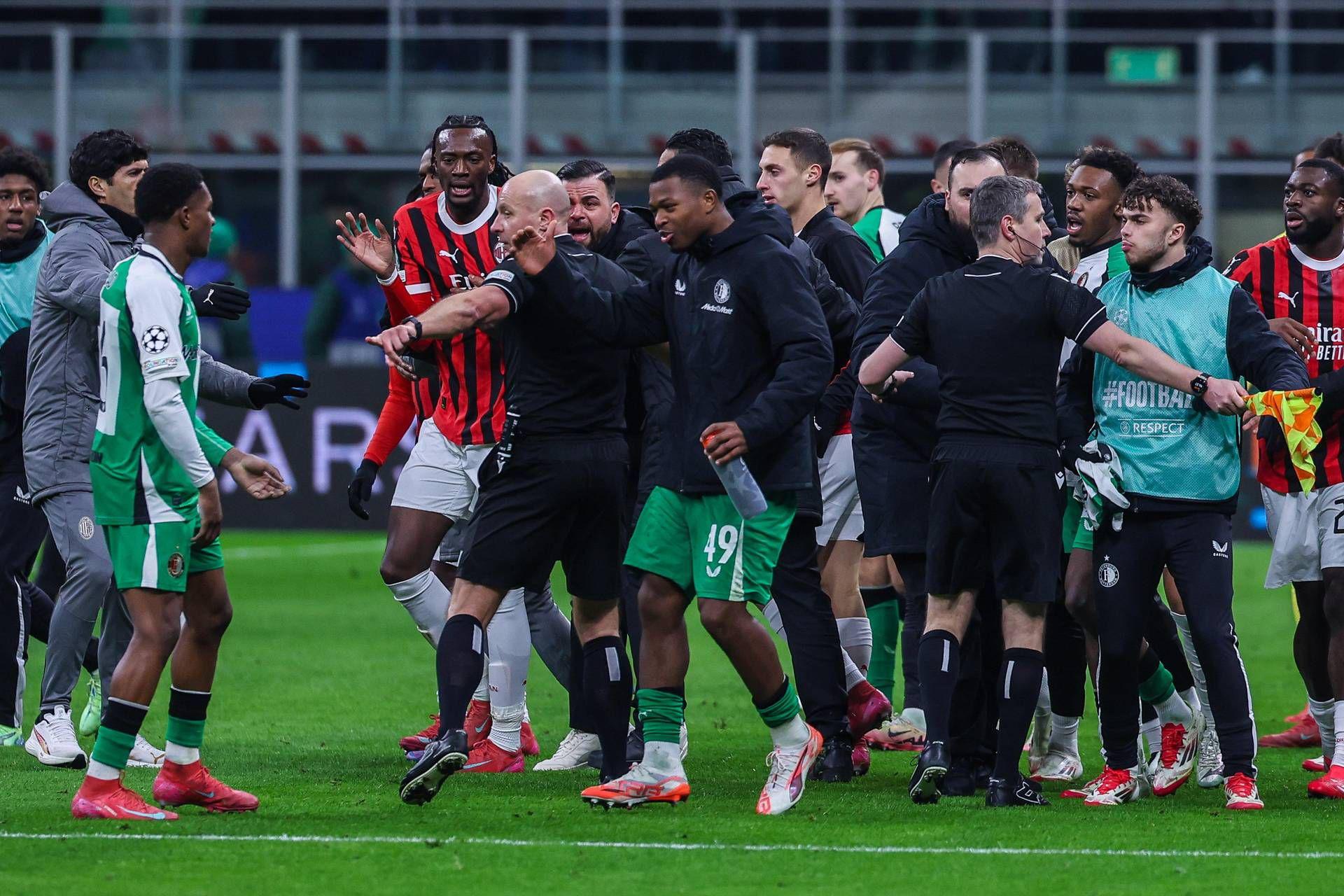 Milan eliminato dalla Champions League: 1-1 contro il Feyenoord