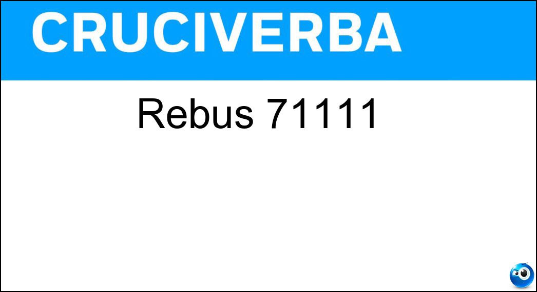 rebus 71111