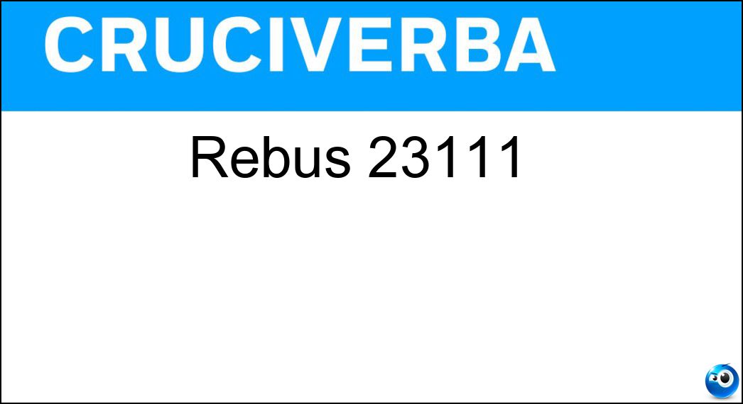 rebus 23111