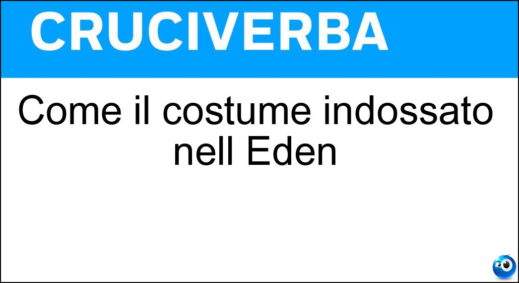 come costume