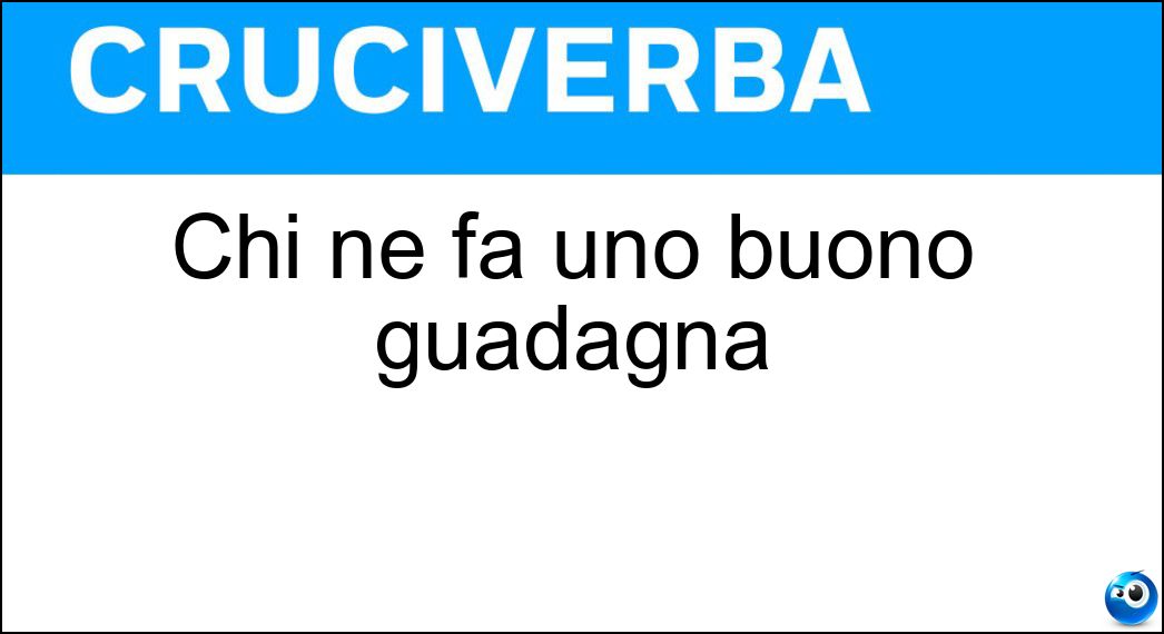 buono guadagna