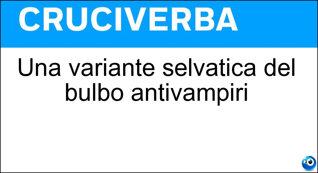 variante selvatica