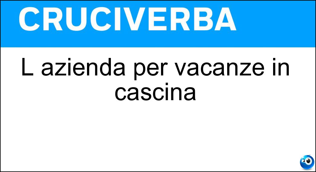 azienda vacanze