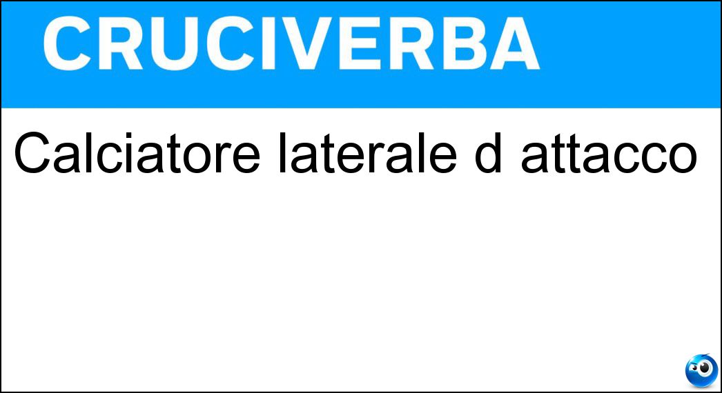 calciatore laterale