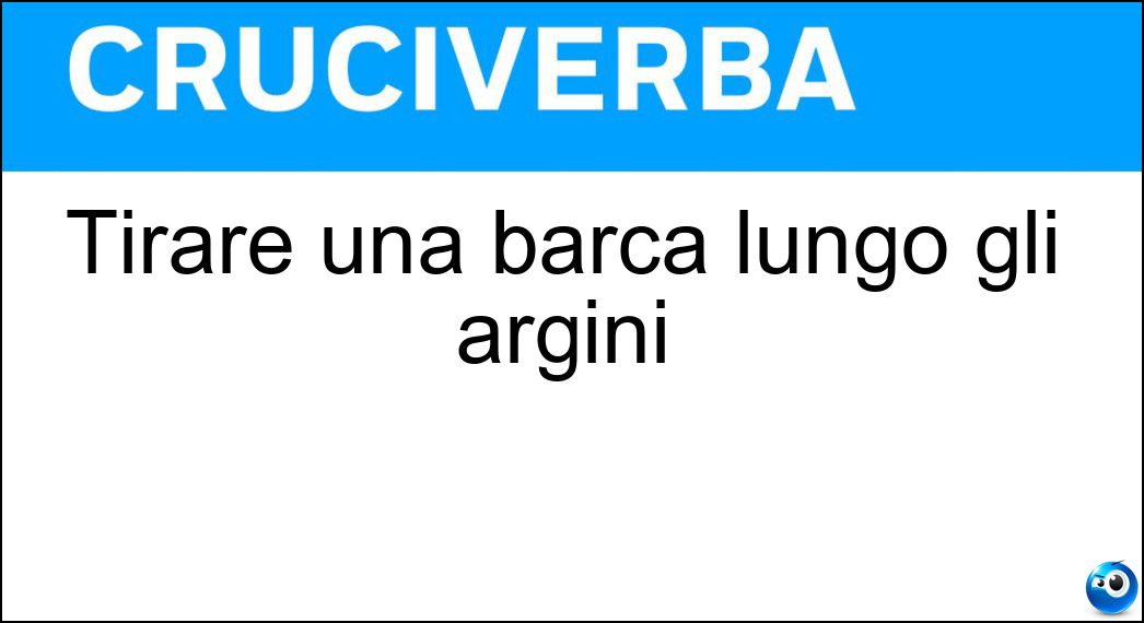 tirare barca