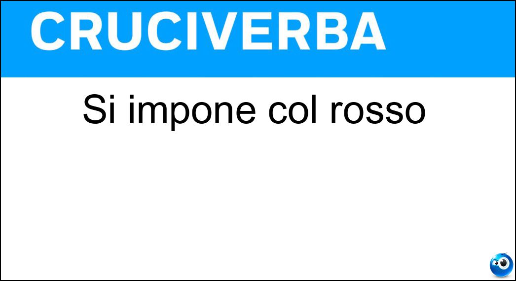 impone rosso