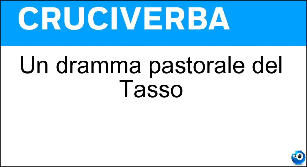 dramma pastorale