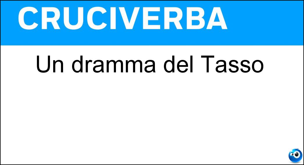 dramma tasso