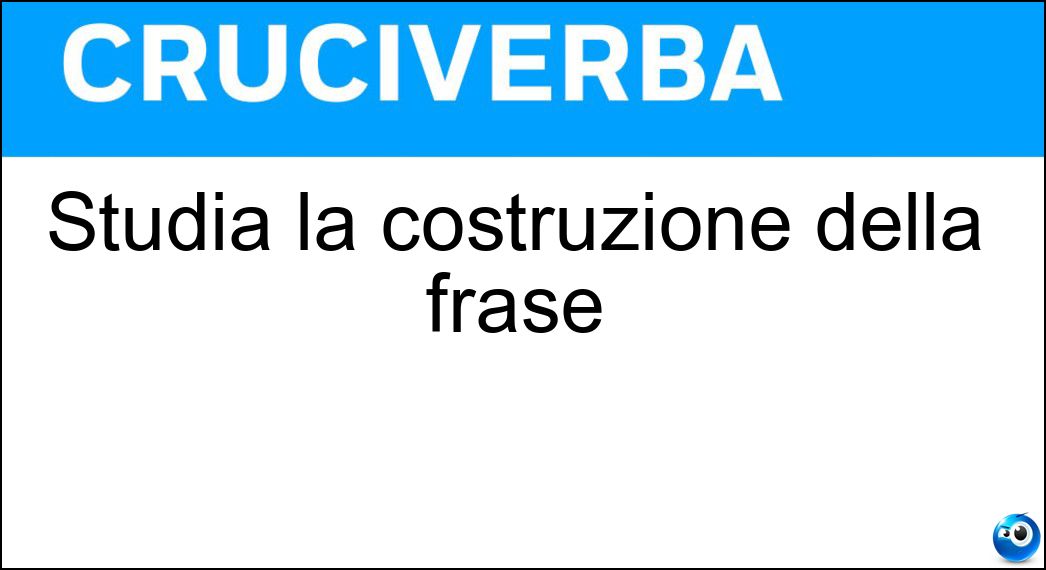 studia costruzione