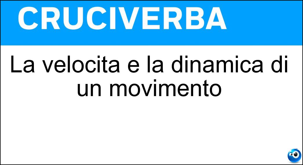 velocità dinamica