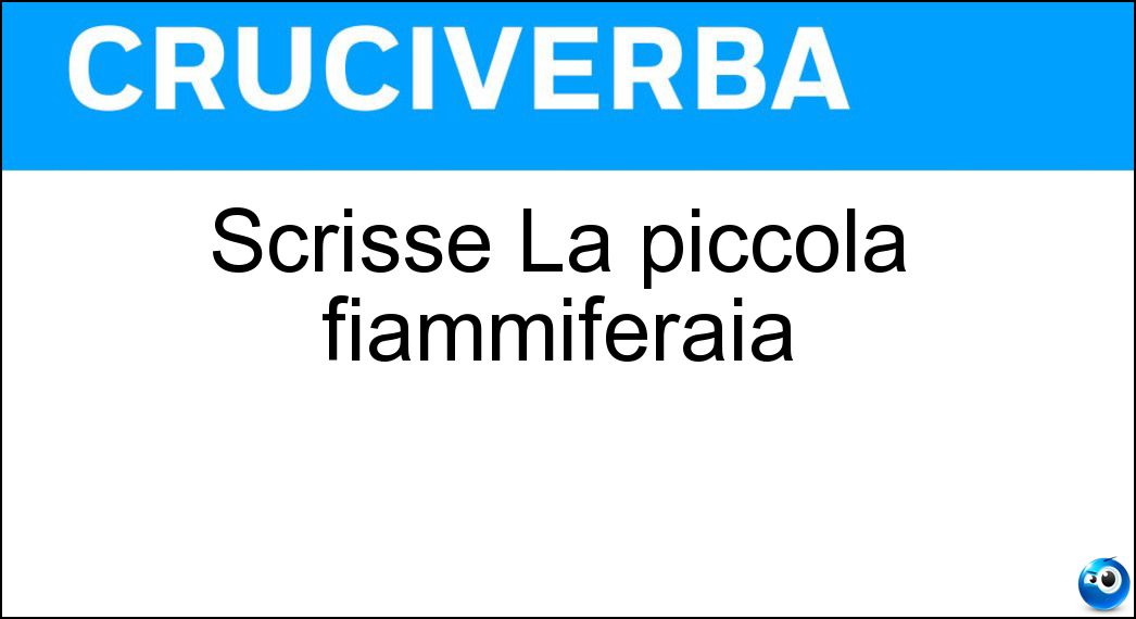 scrisse piccola