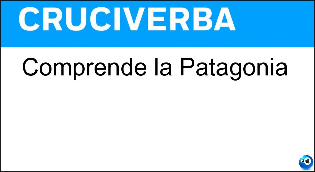 comprende patagonia