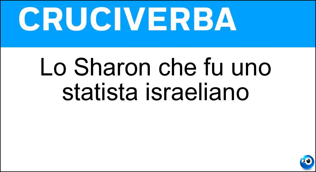 sharon statista