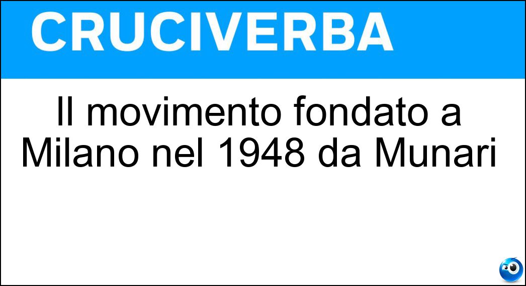 movimento fondato