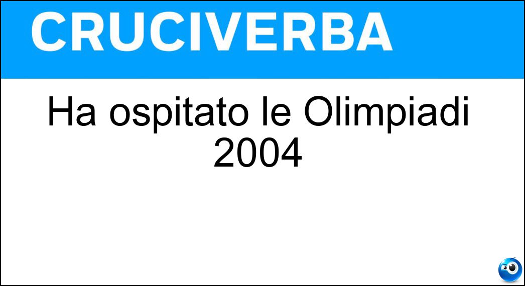 ospitato olimpiadi