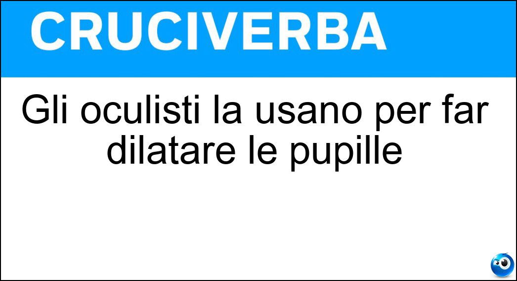 oculisti usano