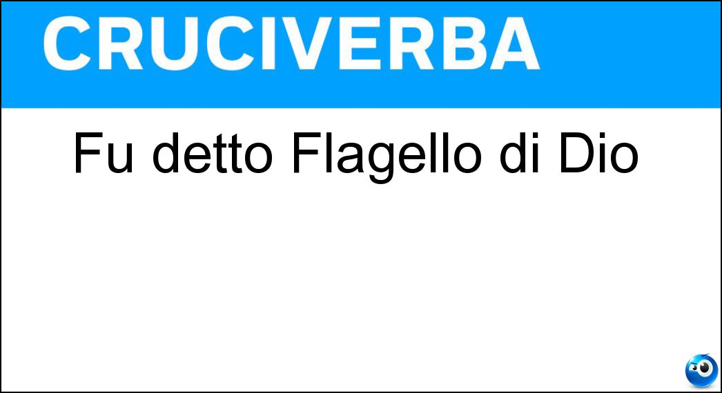 detto flagello