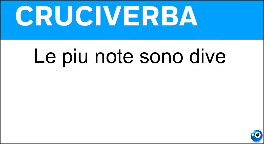 note sono