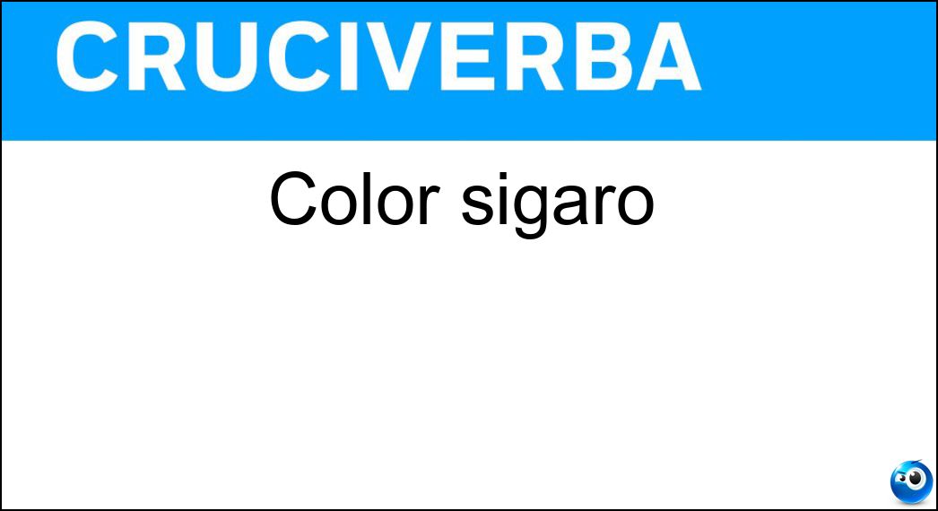 color sigaro
