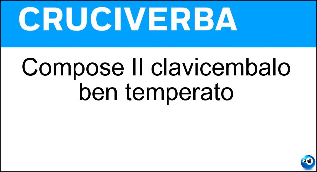 compose clavicembalo