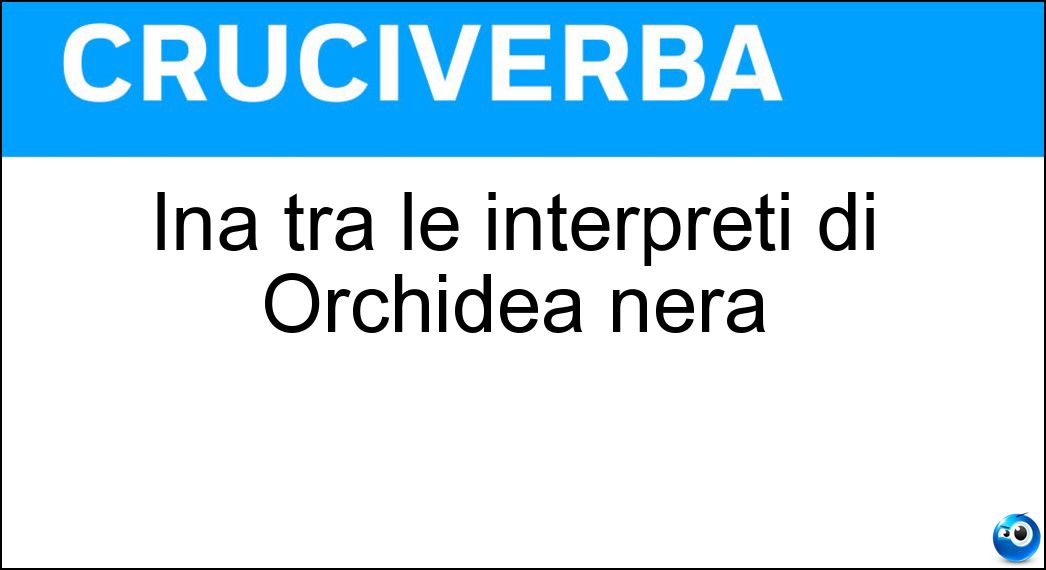 interpreti orchidea