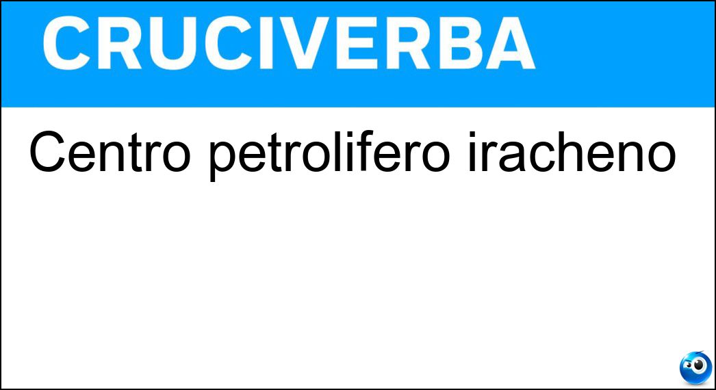 centro petrolifero