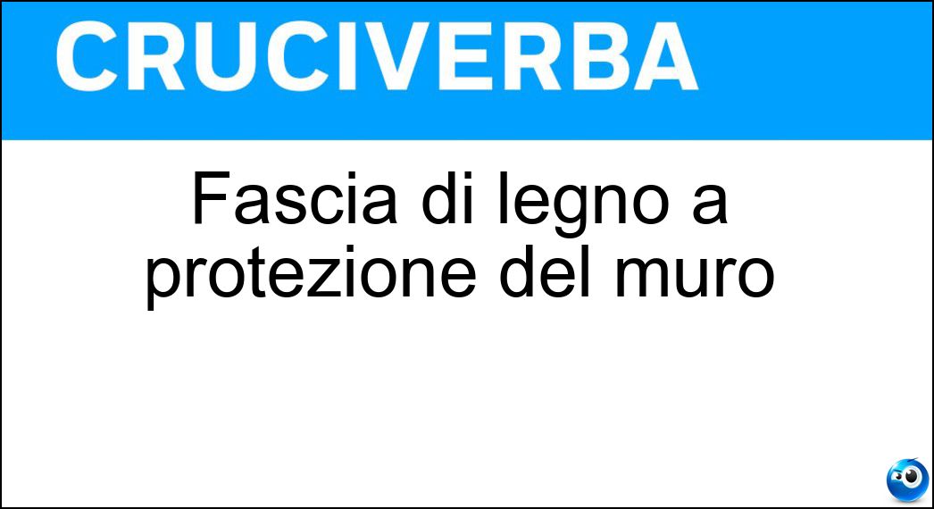 fascia legno